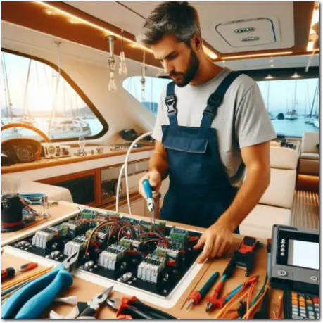 kusadasi marin yat tekne elektrik elektronik servisi